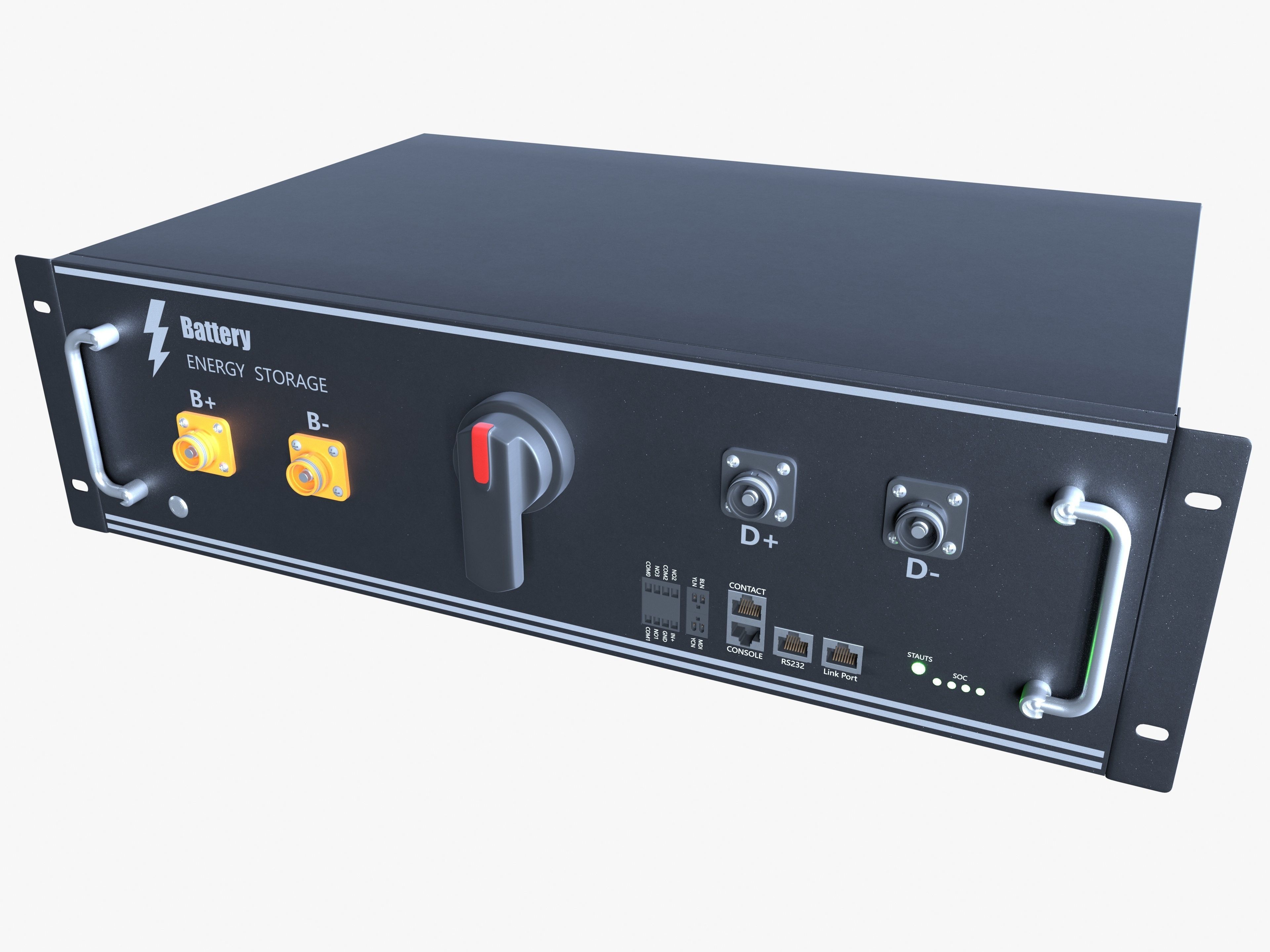 Ess Lithium ion Battery Packs 3D model_3