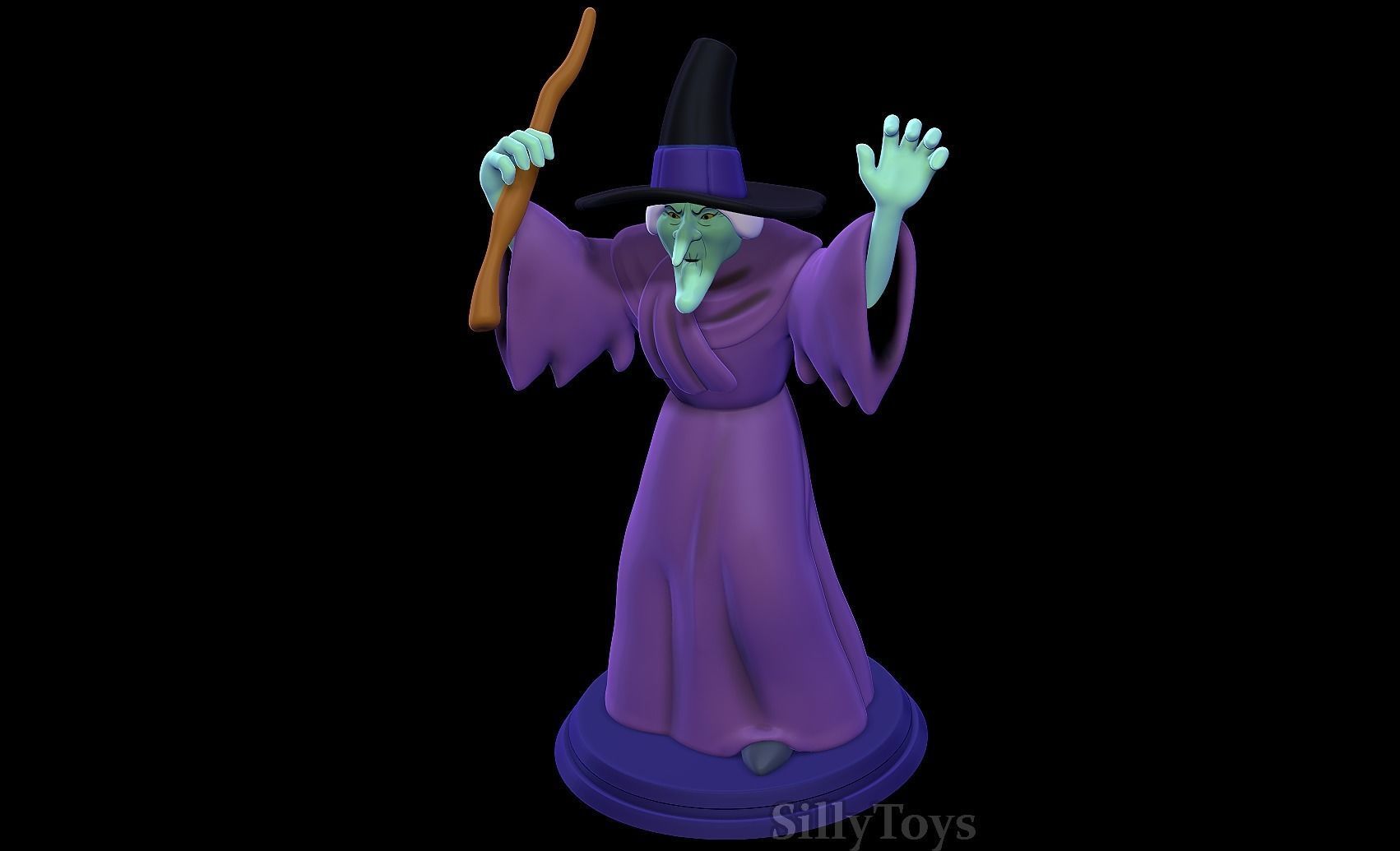Swamp Witch - Scooby Doo 3D print model_4