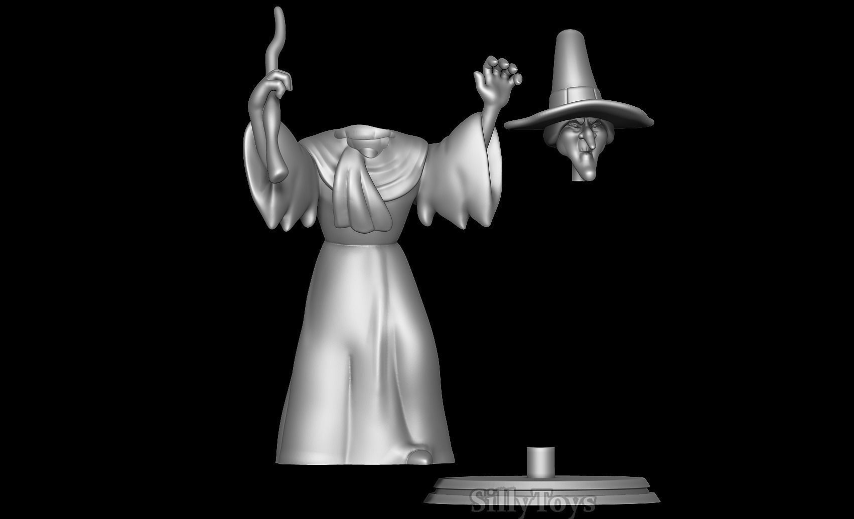 Swamp Witch - Scooby Doo 3D print model_5