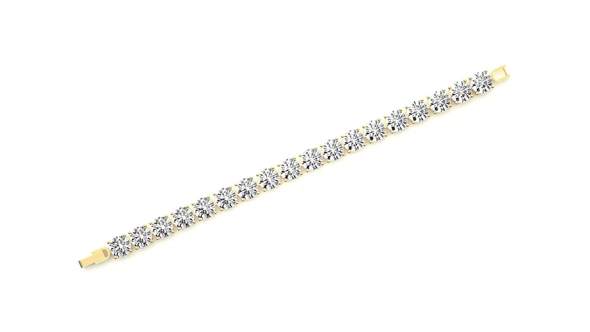 Diamond Bracelet 3D print model 3D print model