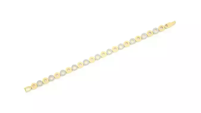 Diamond Bracelet 3D print model 