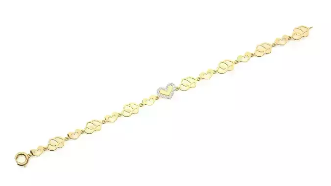 Diamond Bracelet 3D print model 