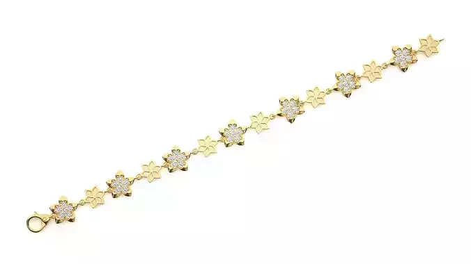 Diamond Bracelet 3D print model