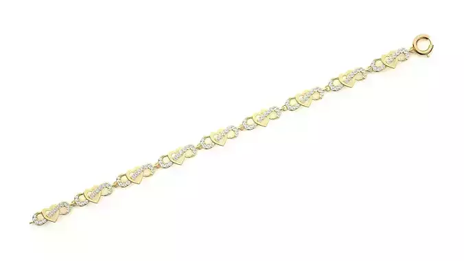 Diamond Bracelet 3D print model