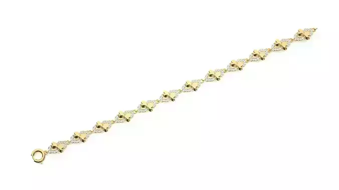 Diamond Bracelet 3D print model 