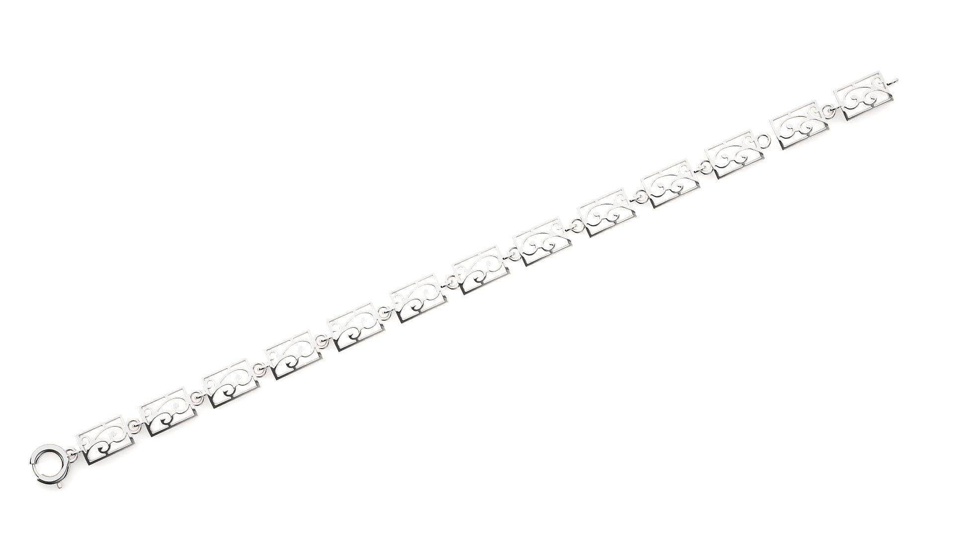 Diamond Bracelet 3D print model  3D print model_5