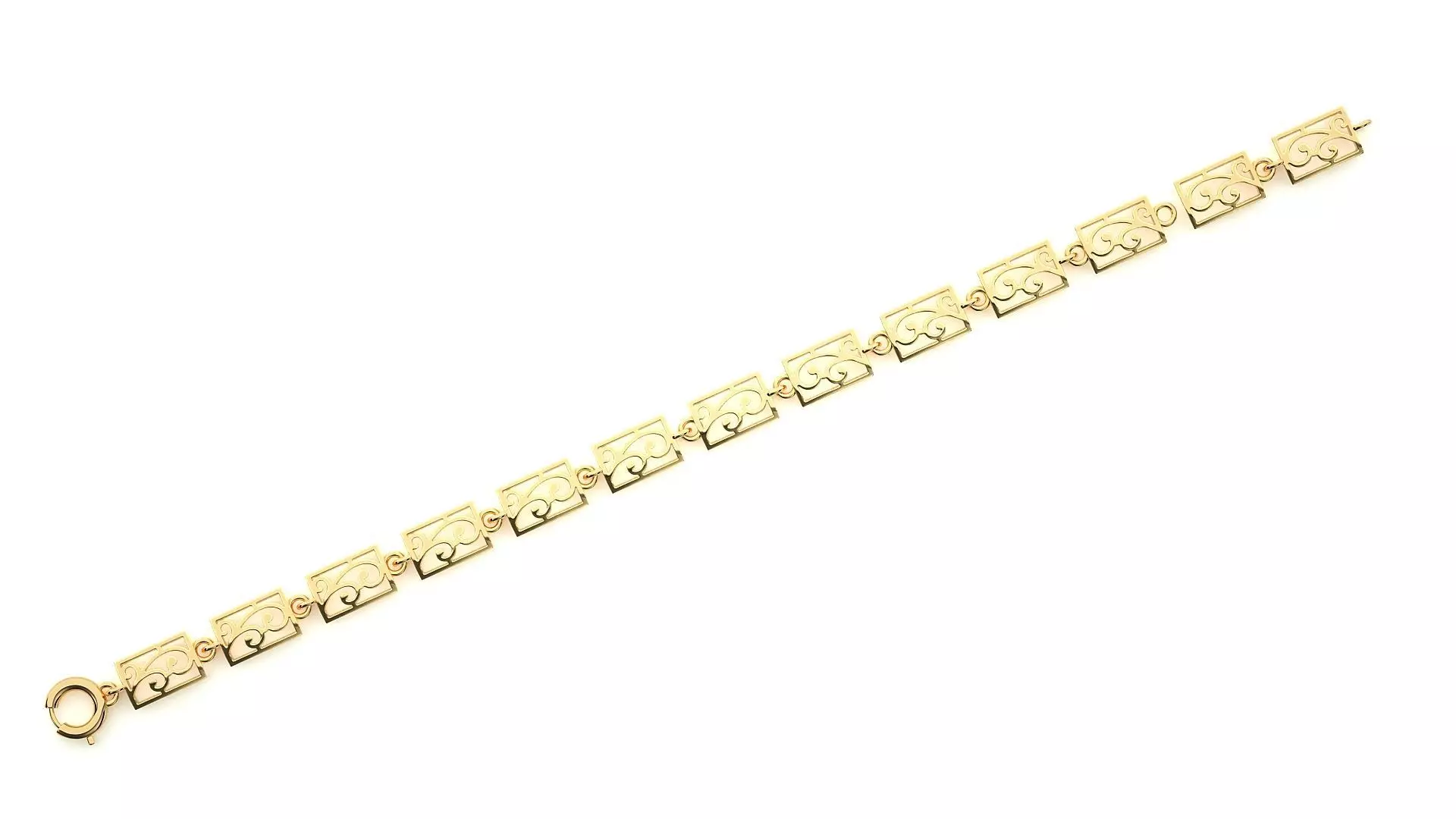 Diamond Bracelet 3D print model  3D print model_0