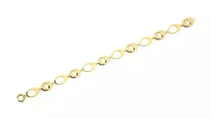 Diamond Bracelet 3D print model 