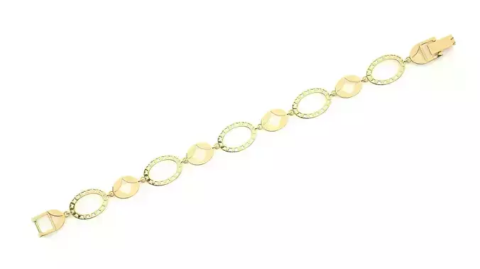Diamond Bracelet 3D print model  3D print model