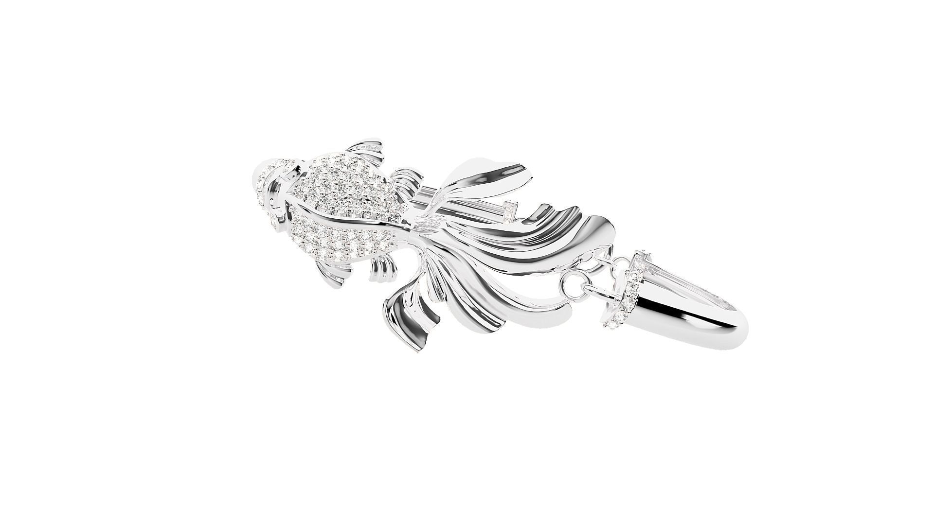 Diamond Bracelet 3D print model  3D print model_5