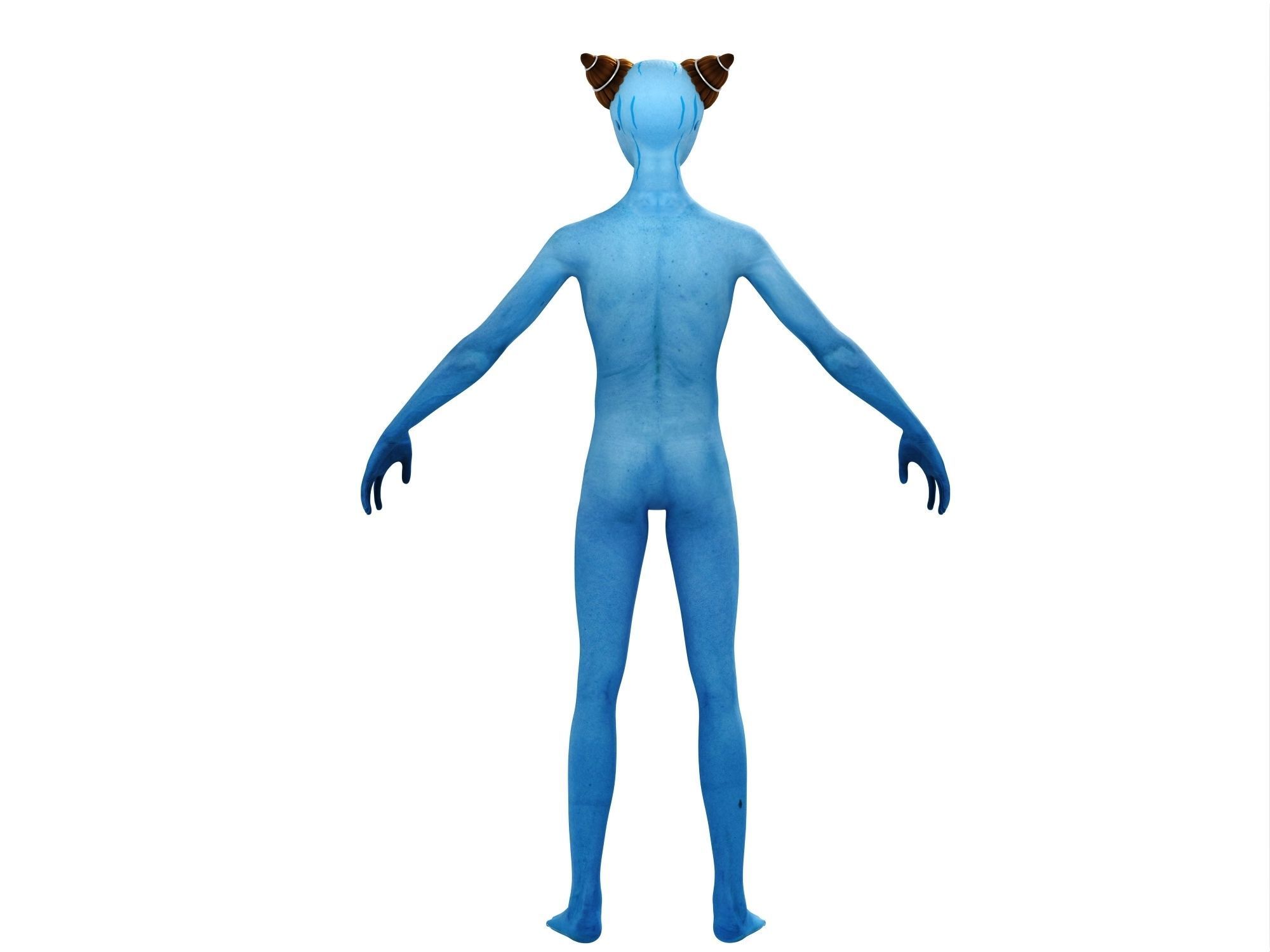 Sci-Fi Avatar 3D model_6