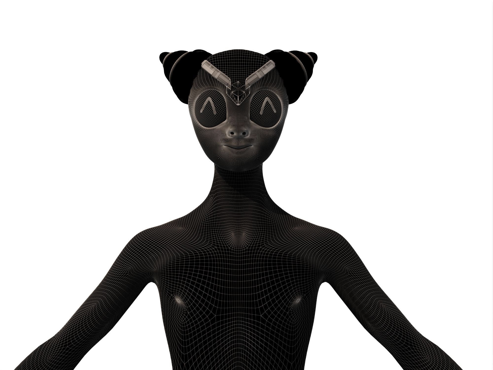 Sci-Fi Avatar 3D model_11