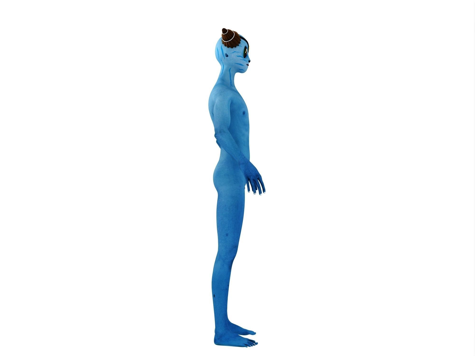 Sci-Fi Avatar 3D model_9