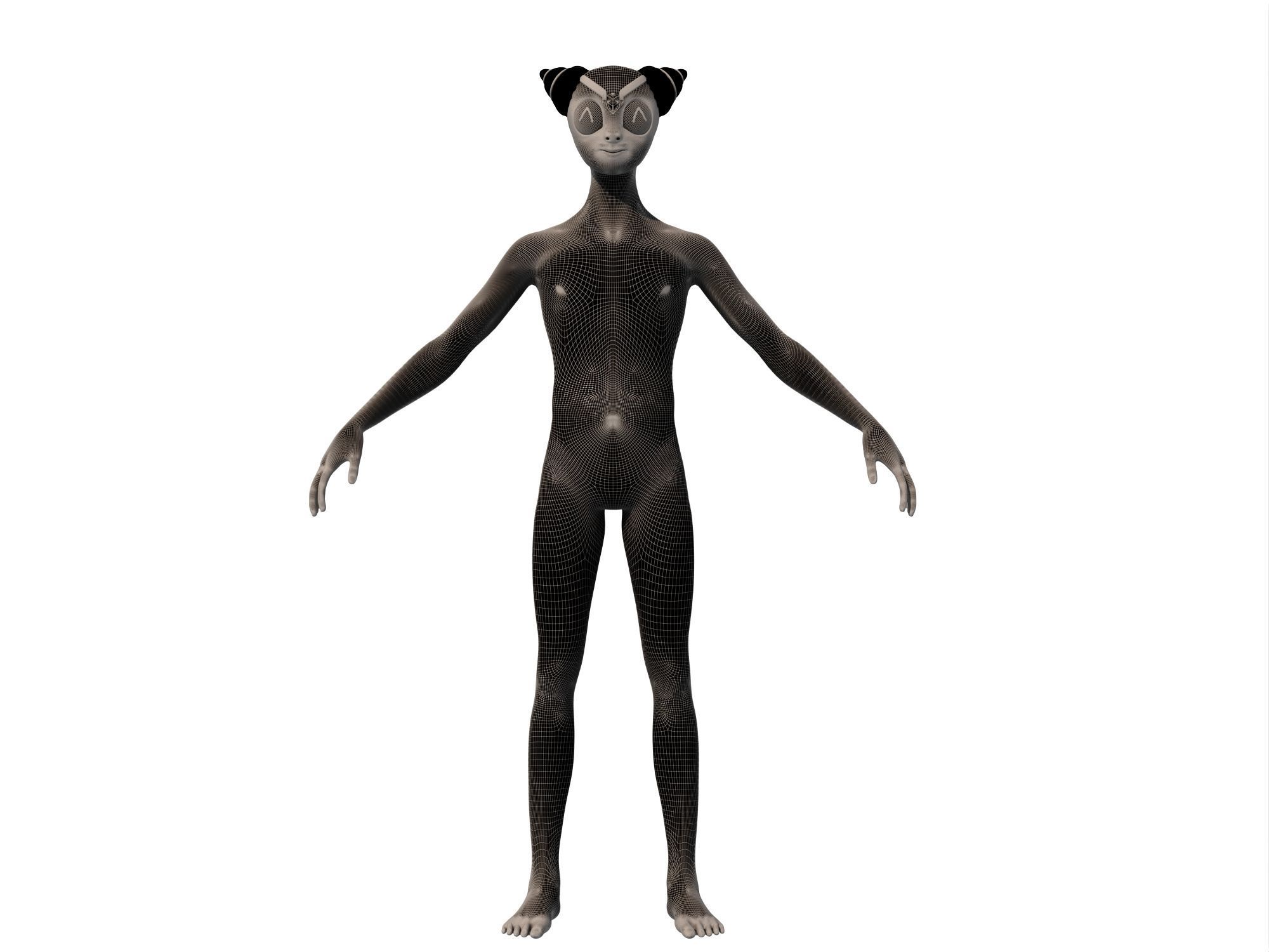 Sci-Fi Avatar 3D model_10