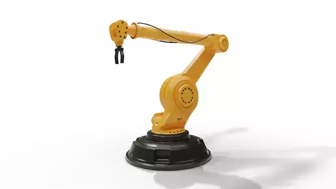 Industrial robot arm Free 3D model
