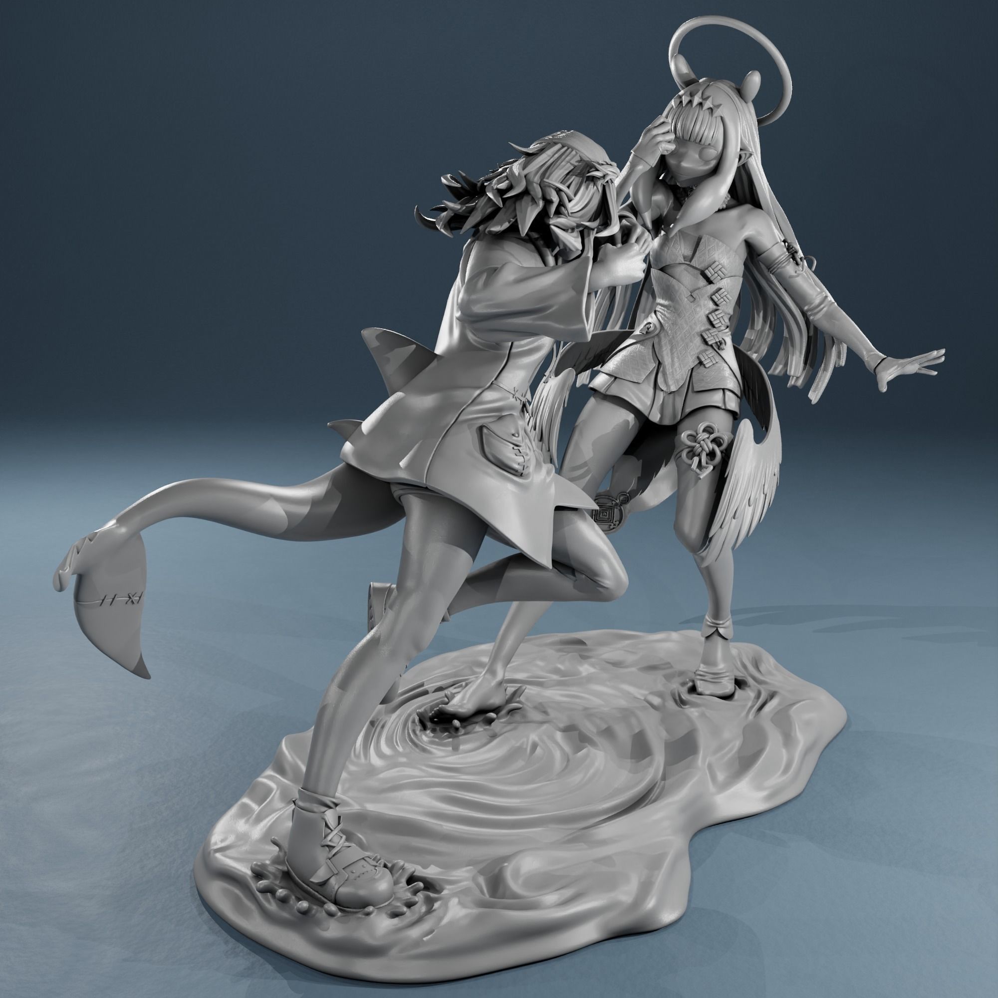 GAWR GURA AND INA - HOLOLIVE 3D print model_7