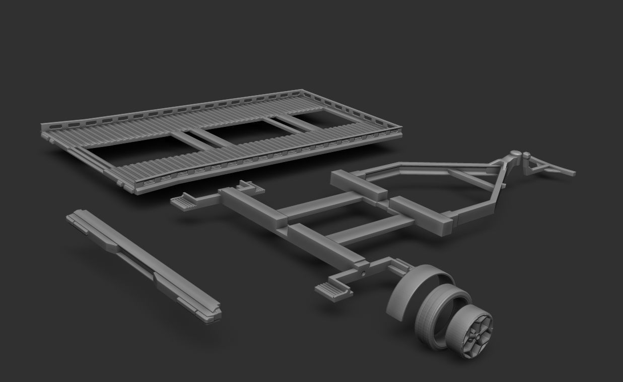 Trailer 3D print model_11