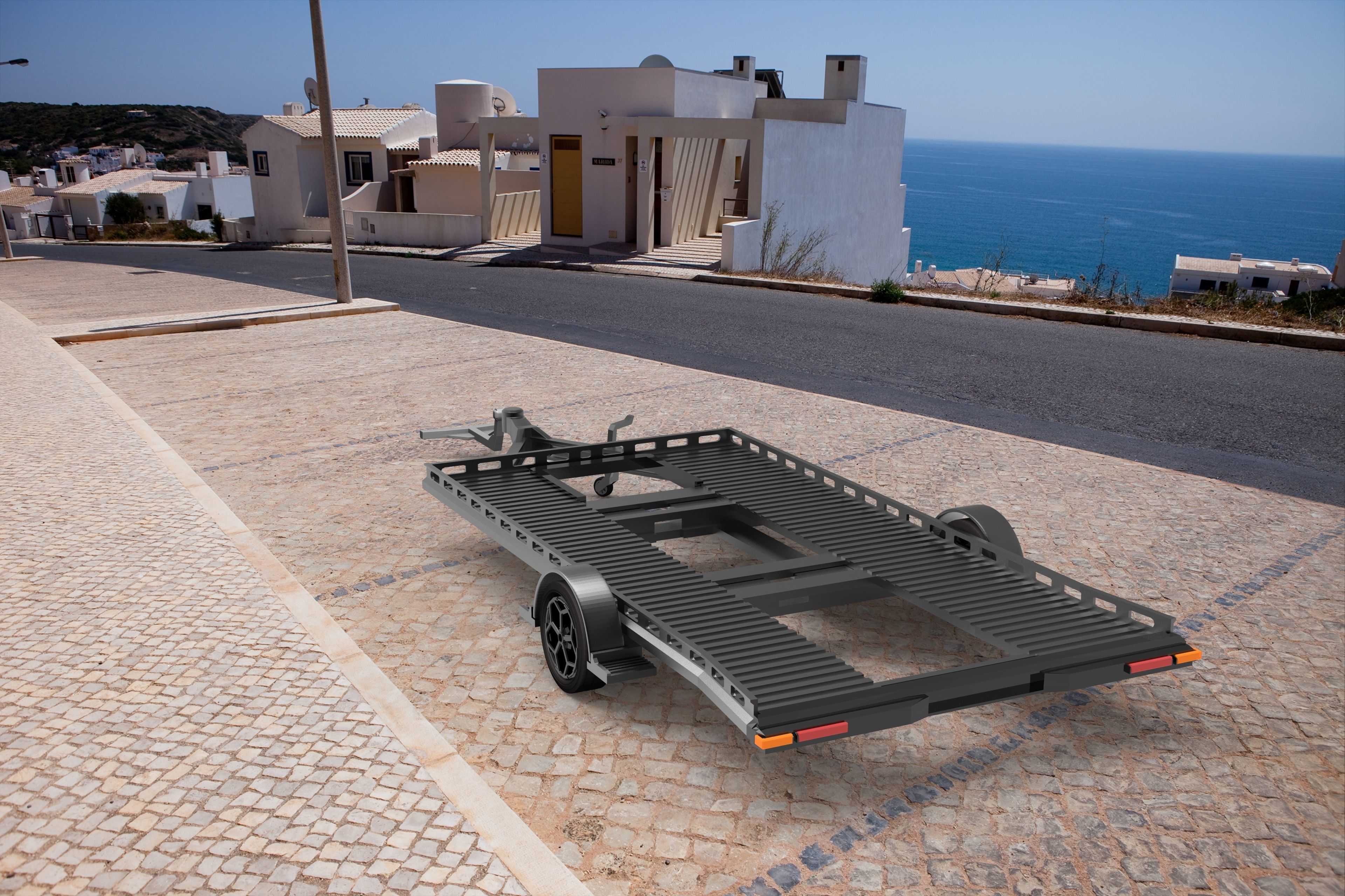 Trailer 3D print model_3