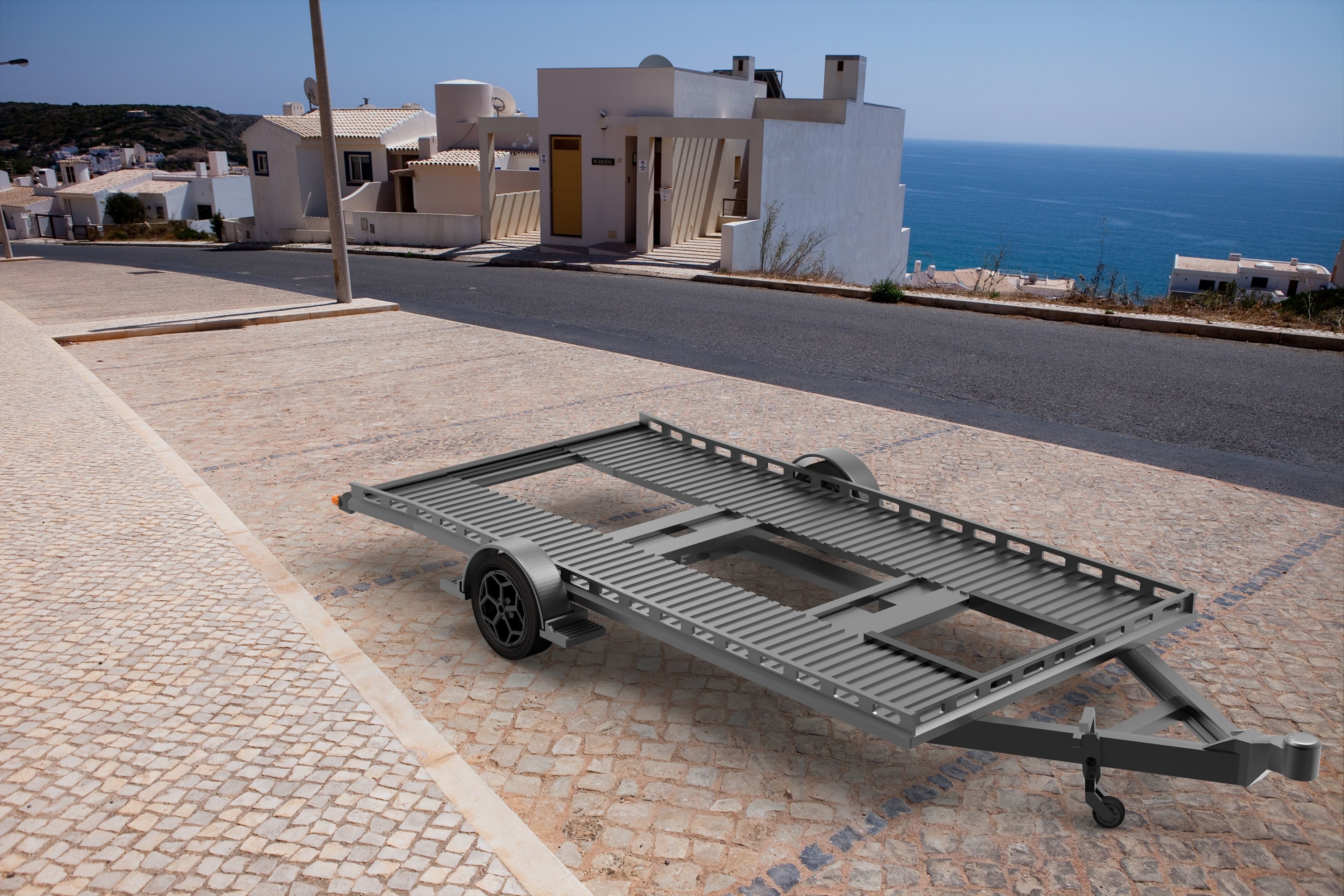 Trailer 3D print model_6