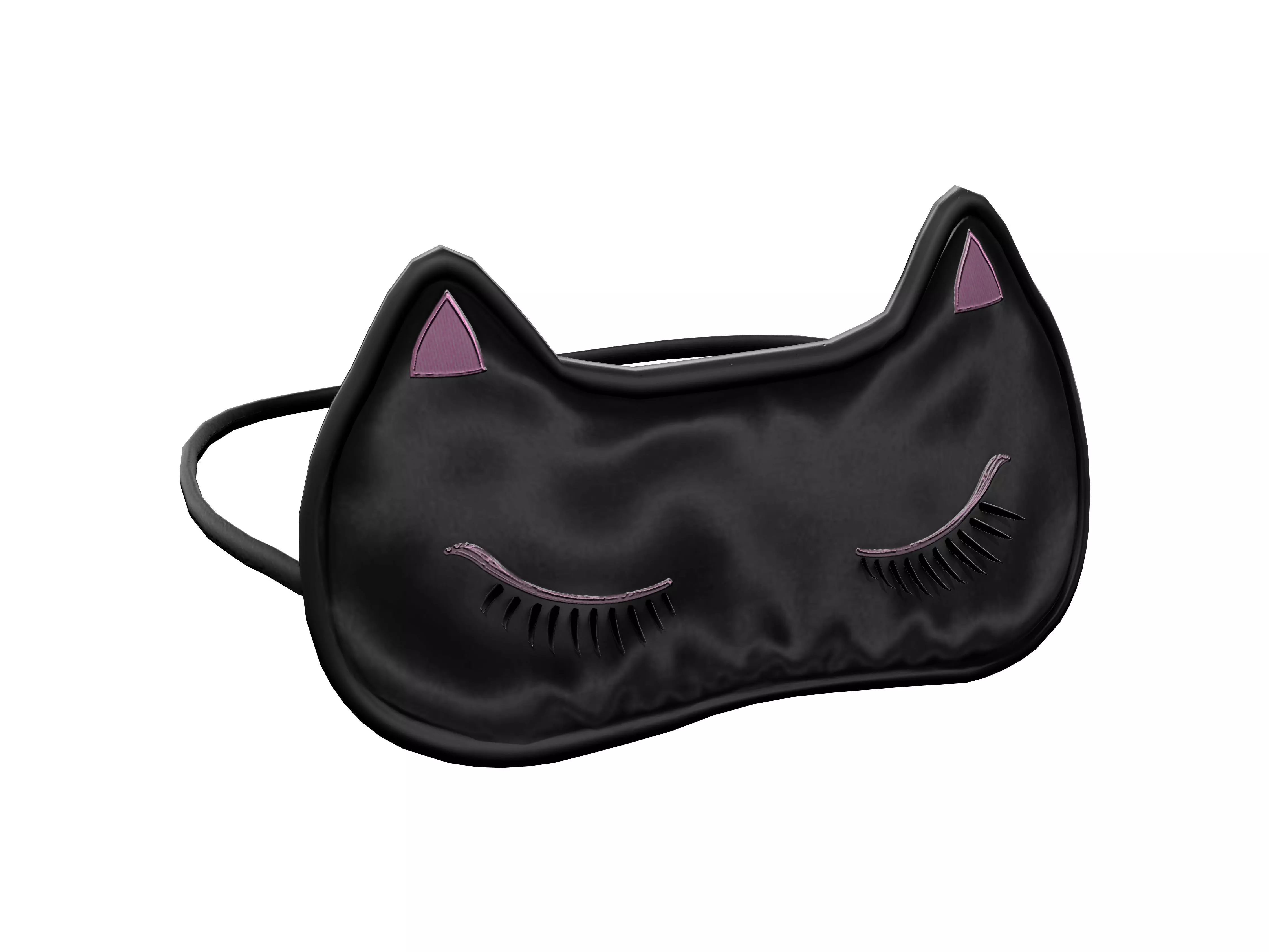 Cat Eyemask Low-poly 3D model_0