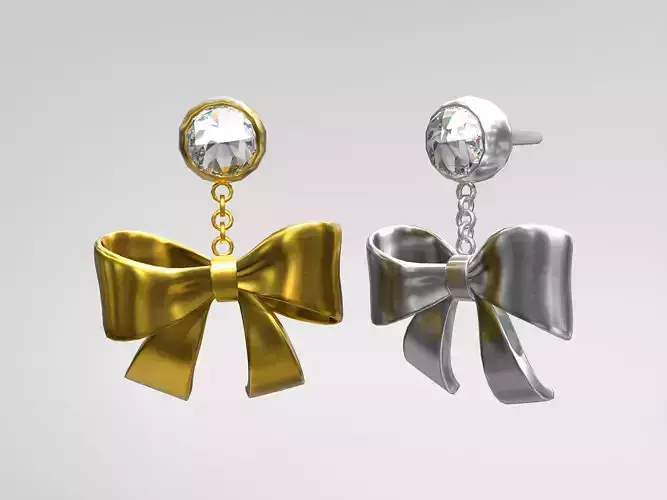 Earring with Bow