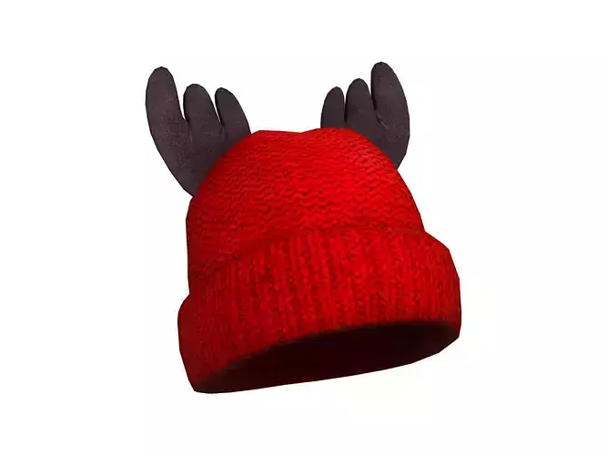 Antler Knitted Hat