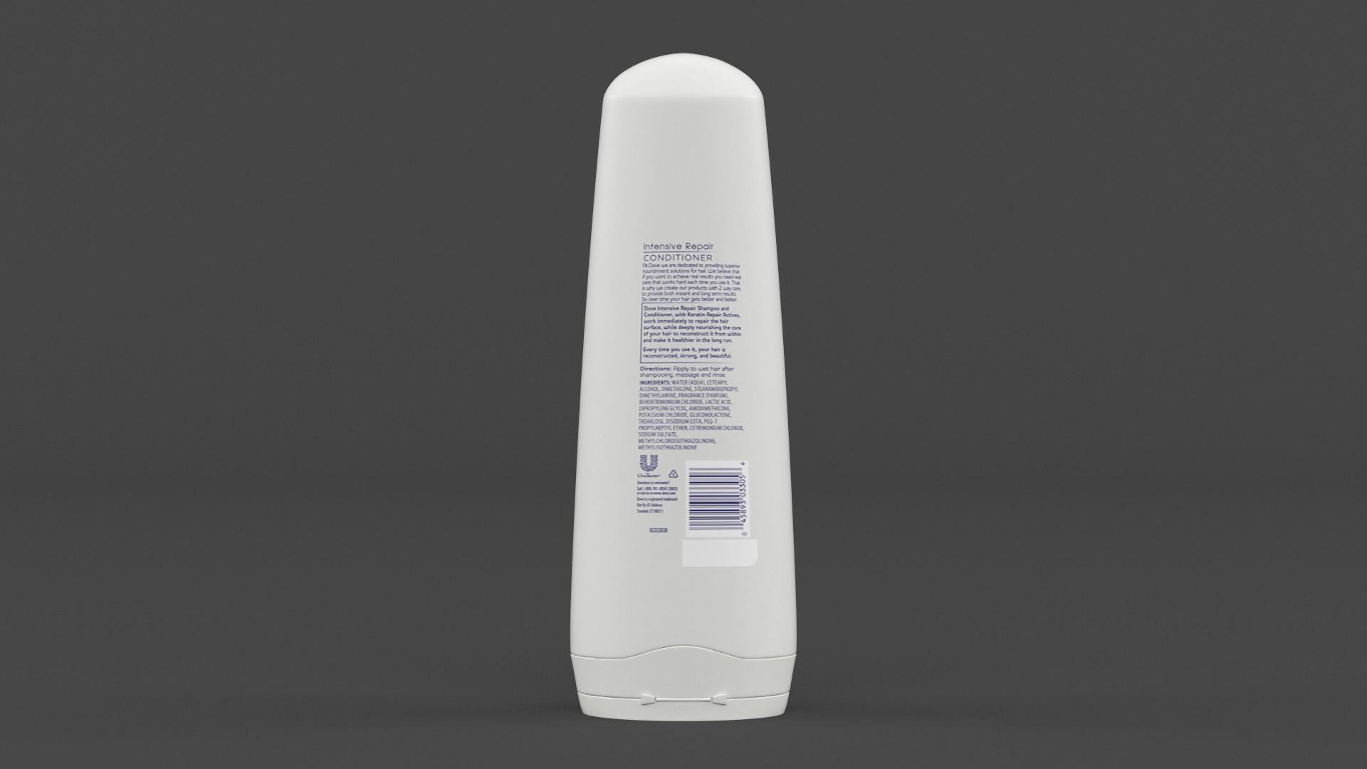 Dove Shampoo and Conditioner 3D model_5
