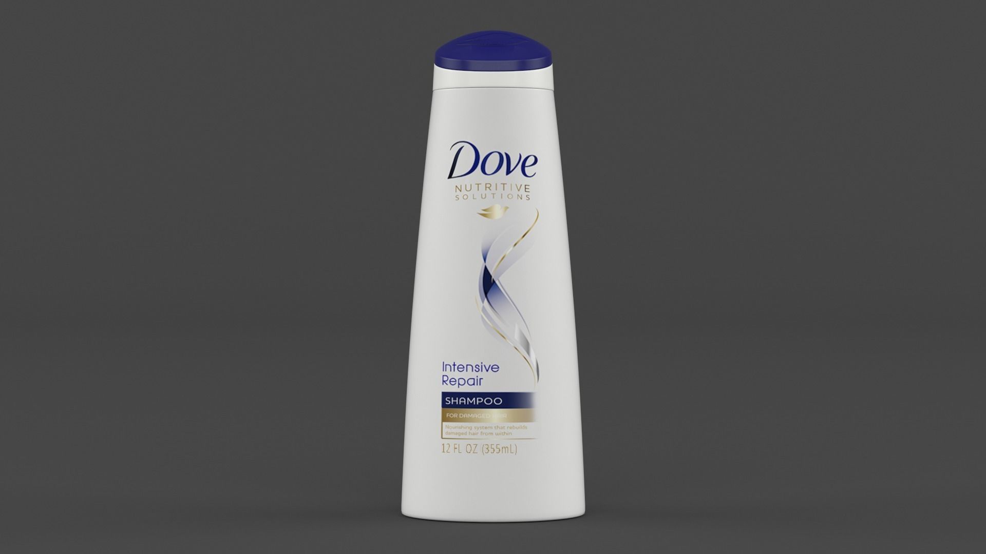 Dove Shampoo and Conditioner 3D model_1