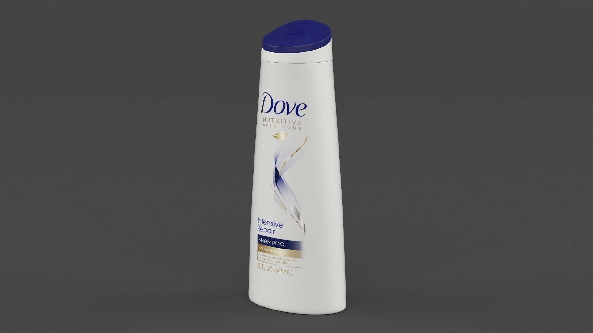 Dove Shampoo and Conditioner 3D model_3