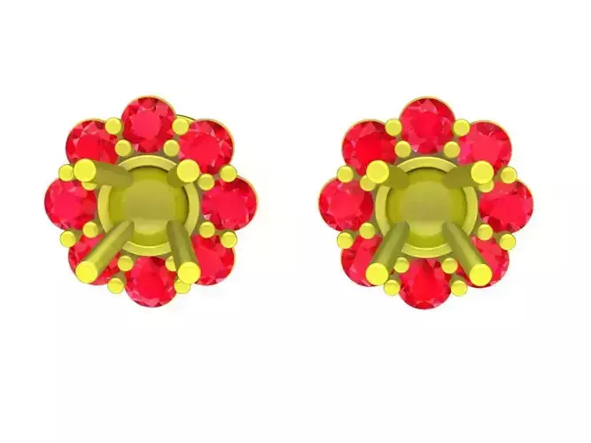 6253 simple diamond earrings