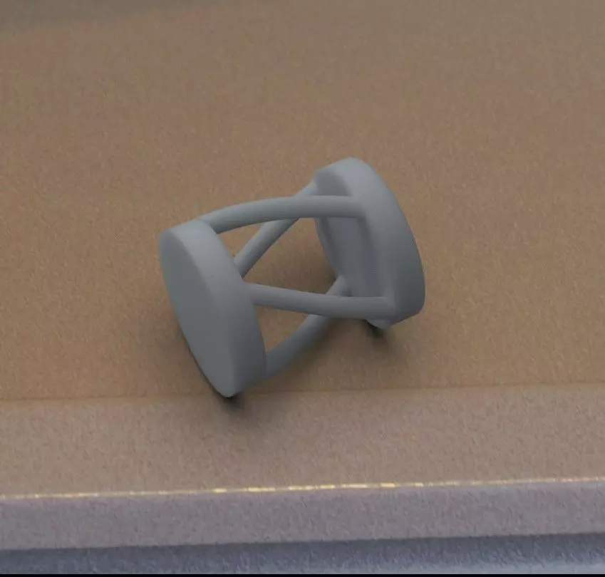 Helical Flexure Hinge 3D print model_0