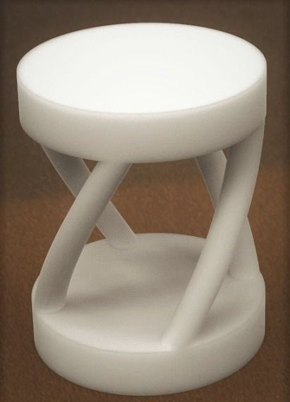 Helical Flexure Hinge 3D print model_2