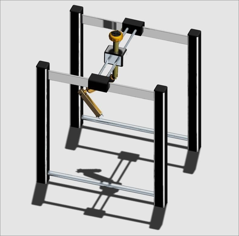 Gantry Robot 3D model_4