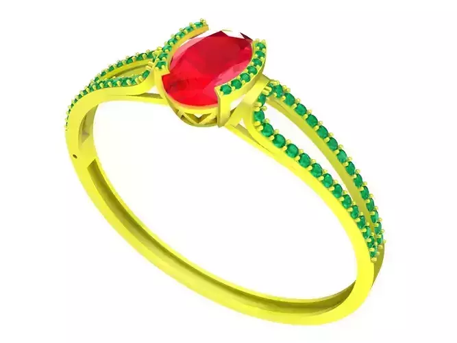 6260 oval Diamond bangle