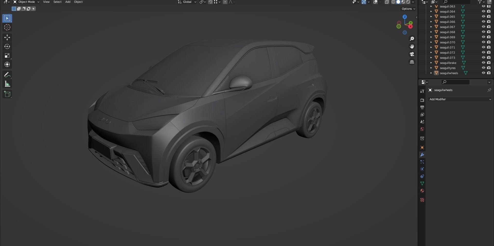 BYD Seagull EV 2023 3D model_12