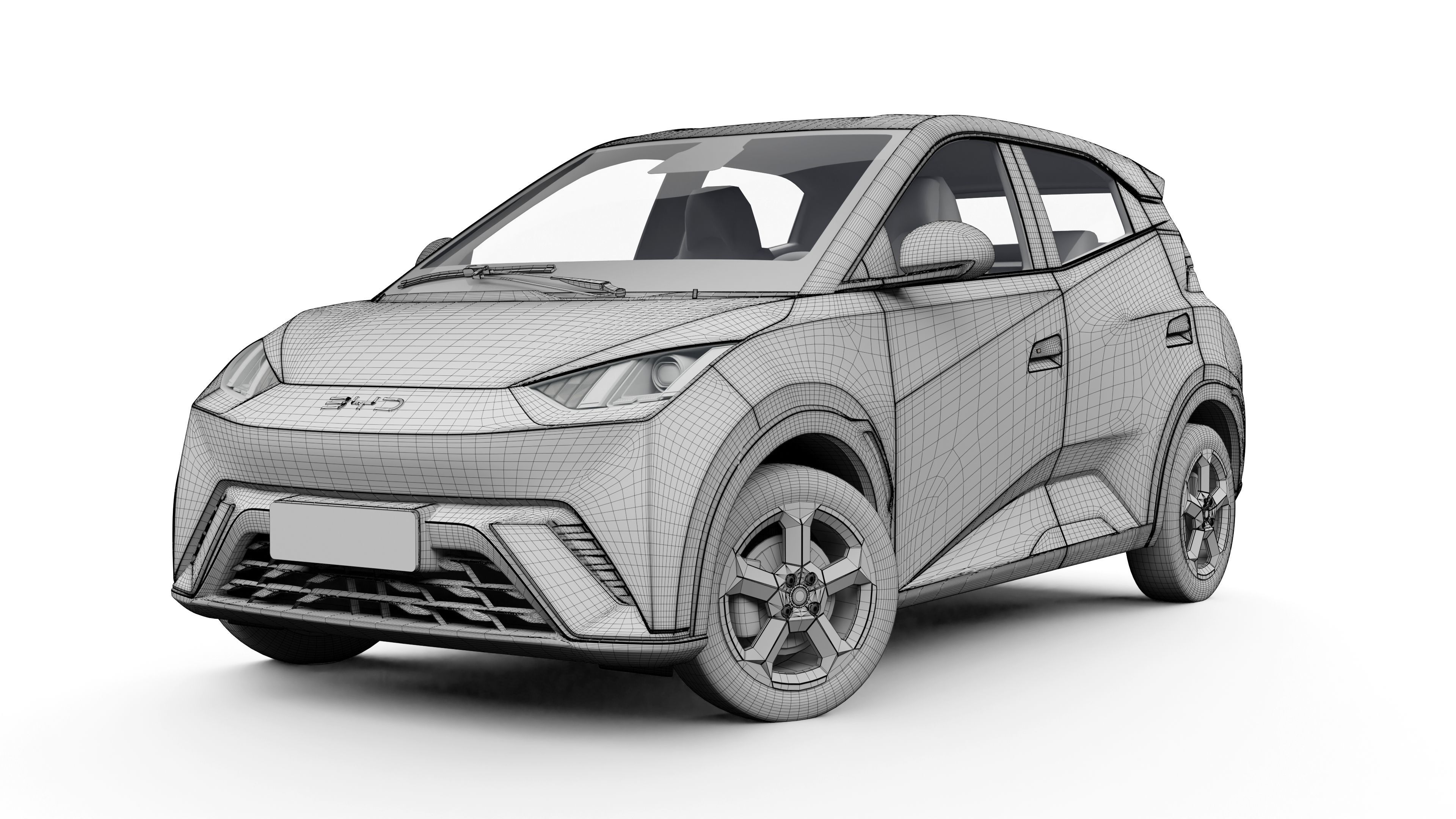 BYD Seagull EV 2023 3D model_10