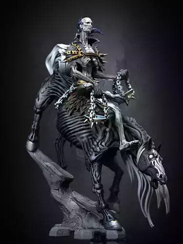 Famine - Four Horsemen 3D print model