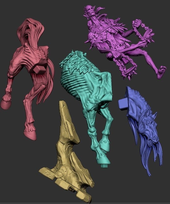 Famine - Four Horsemen 3D model 3D printable | CGTrader