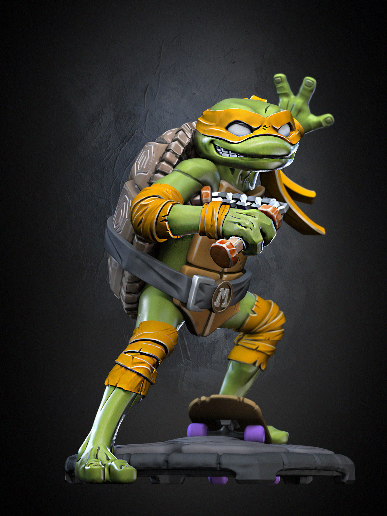 Mikey - Fan Art  3D print model_7