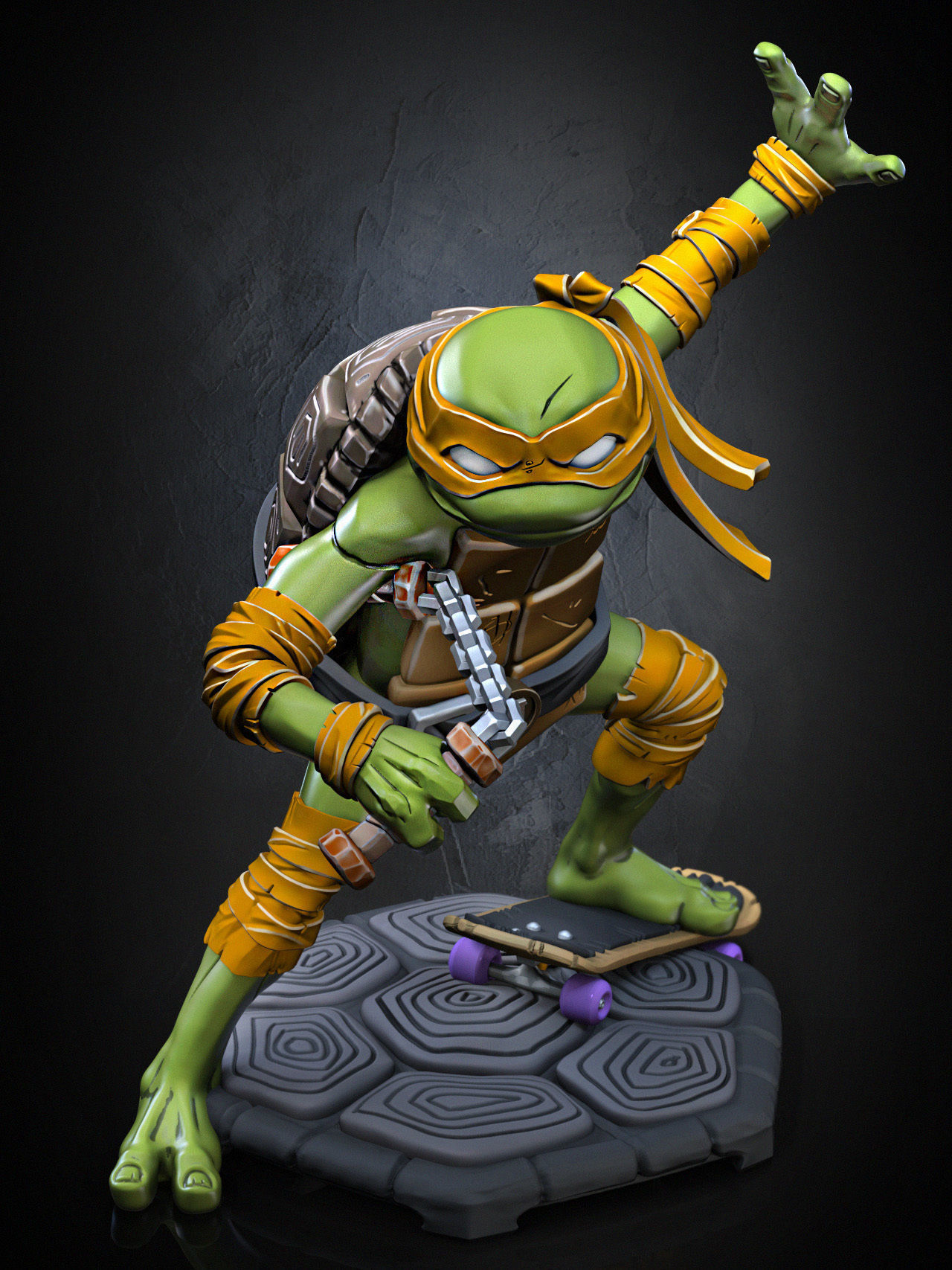 Mikey - Fan Art  3D print model_9