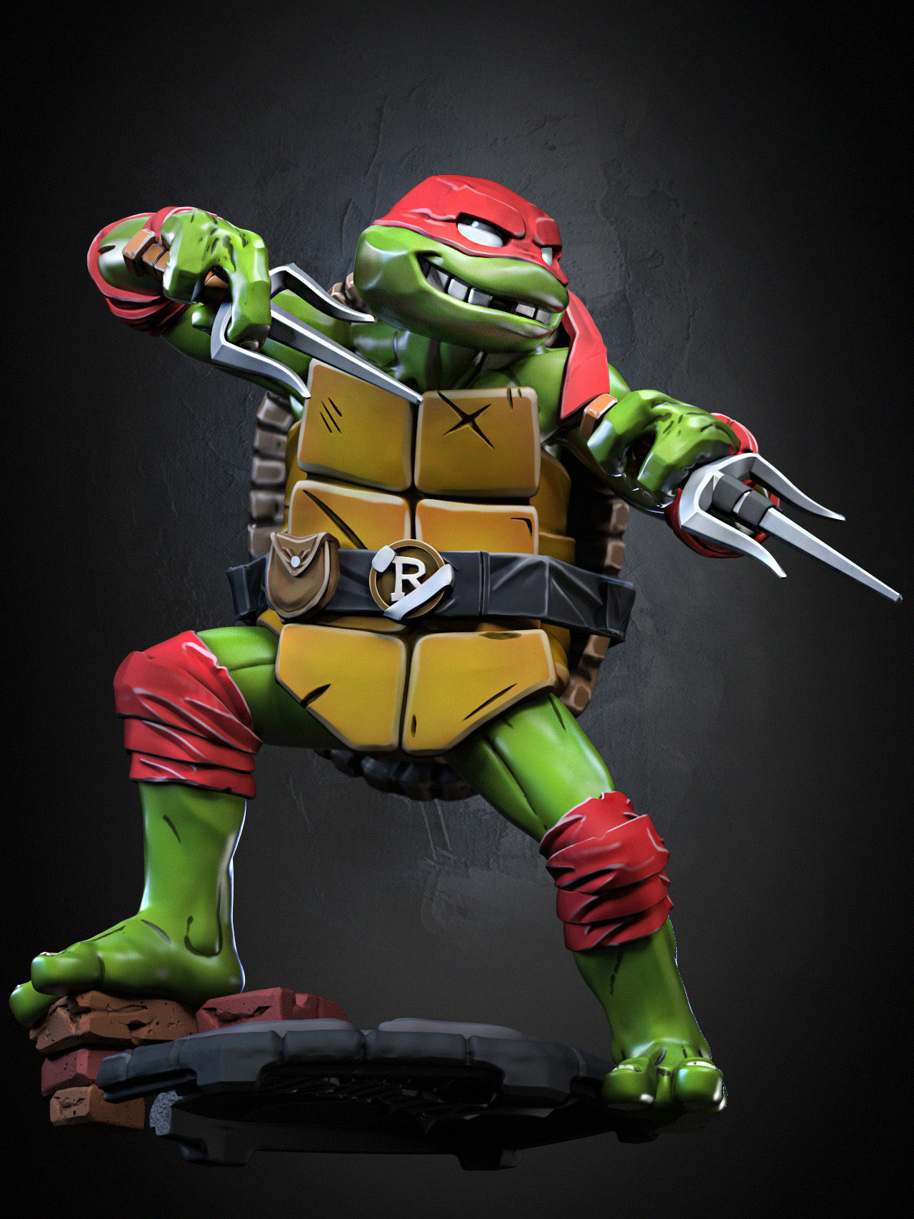 Raph - Fan Art 3D print model_7