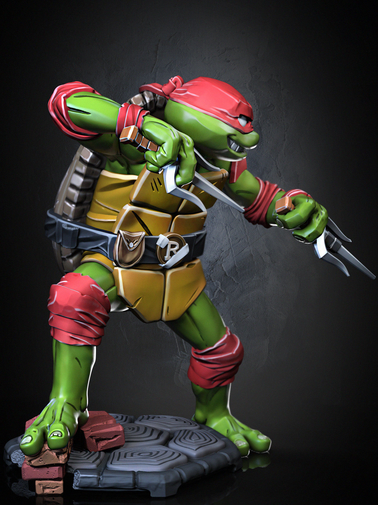 Raph - Fan Art 3D print model_5