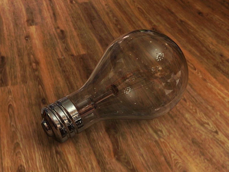 Filament Bulb 3D model CGTrader