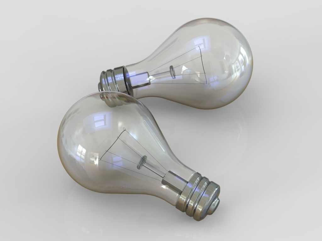 Filament Bulb 3D model_1