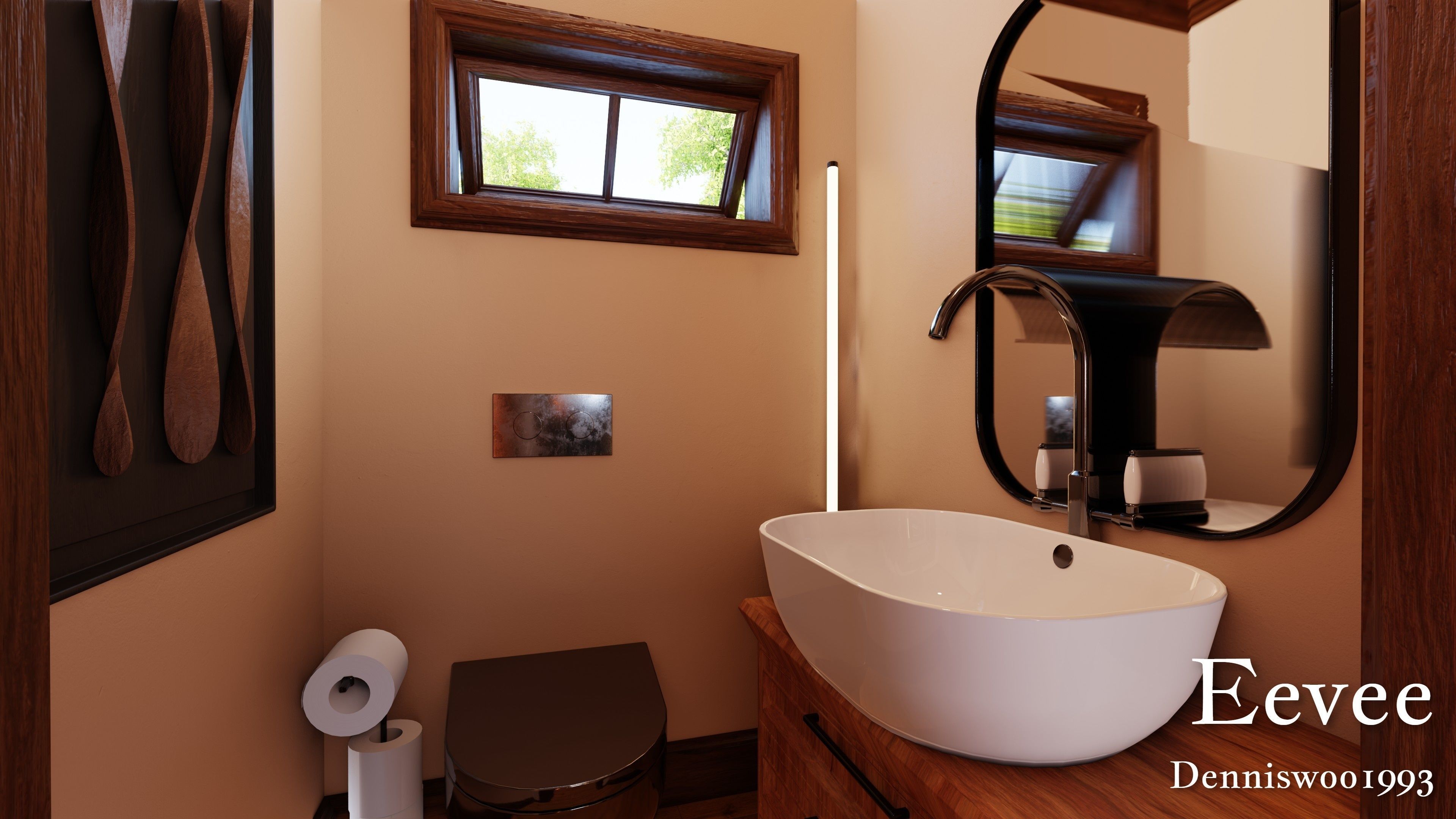 Modular Classic Style American House 8 Low-poly 3D model_31