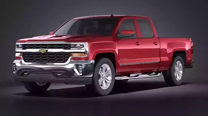 Chevrolet Silverado Double Cab CG 2016 VRAY