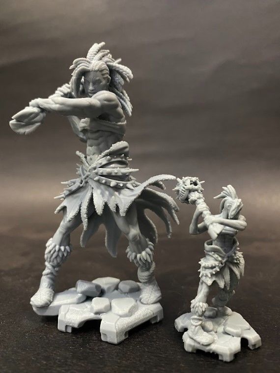 Tine the Amazon - Famine Armor Set 3D print model_15