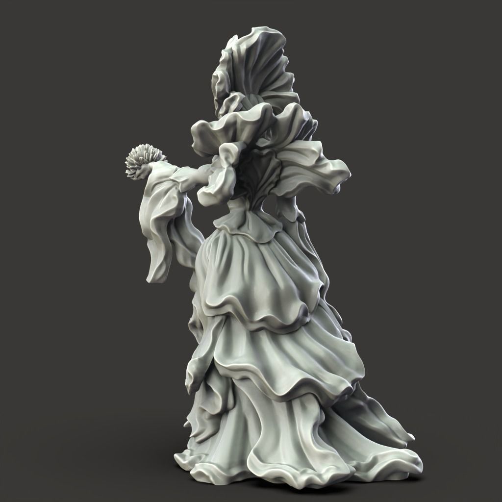 Arch Fey of Blossom -3D Printable TTRPG - PRESUPPORTED - 32mm 3D print model_2