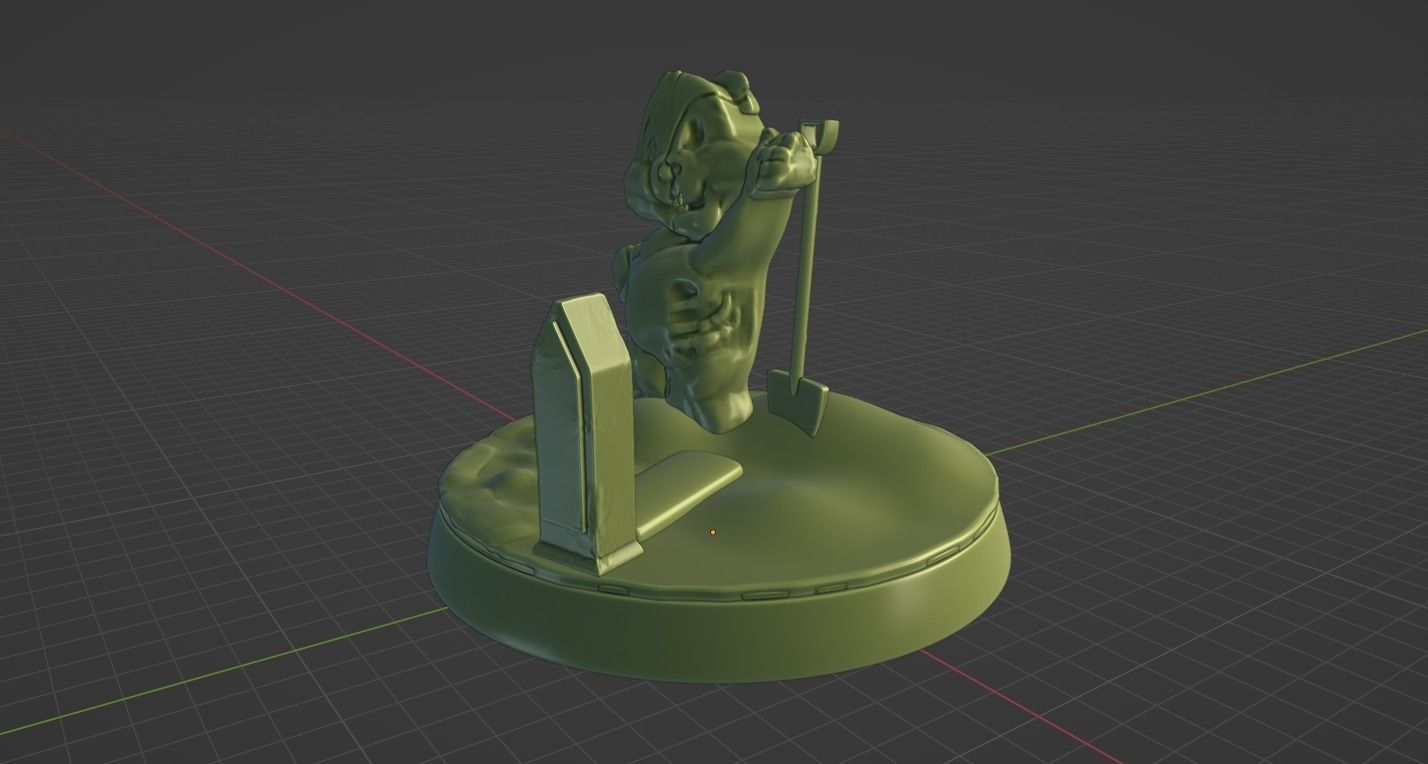 Zombie bear Ready to Print 3D print model 3D print model_6