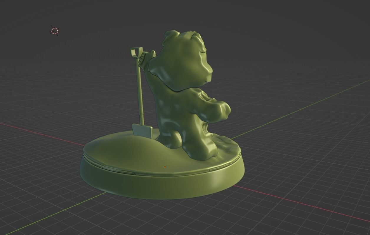 Zombie bear Ready to Print 3D print model 3D print model_4